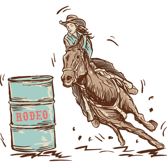 Barrel Racer Rodeo