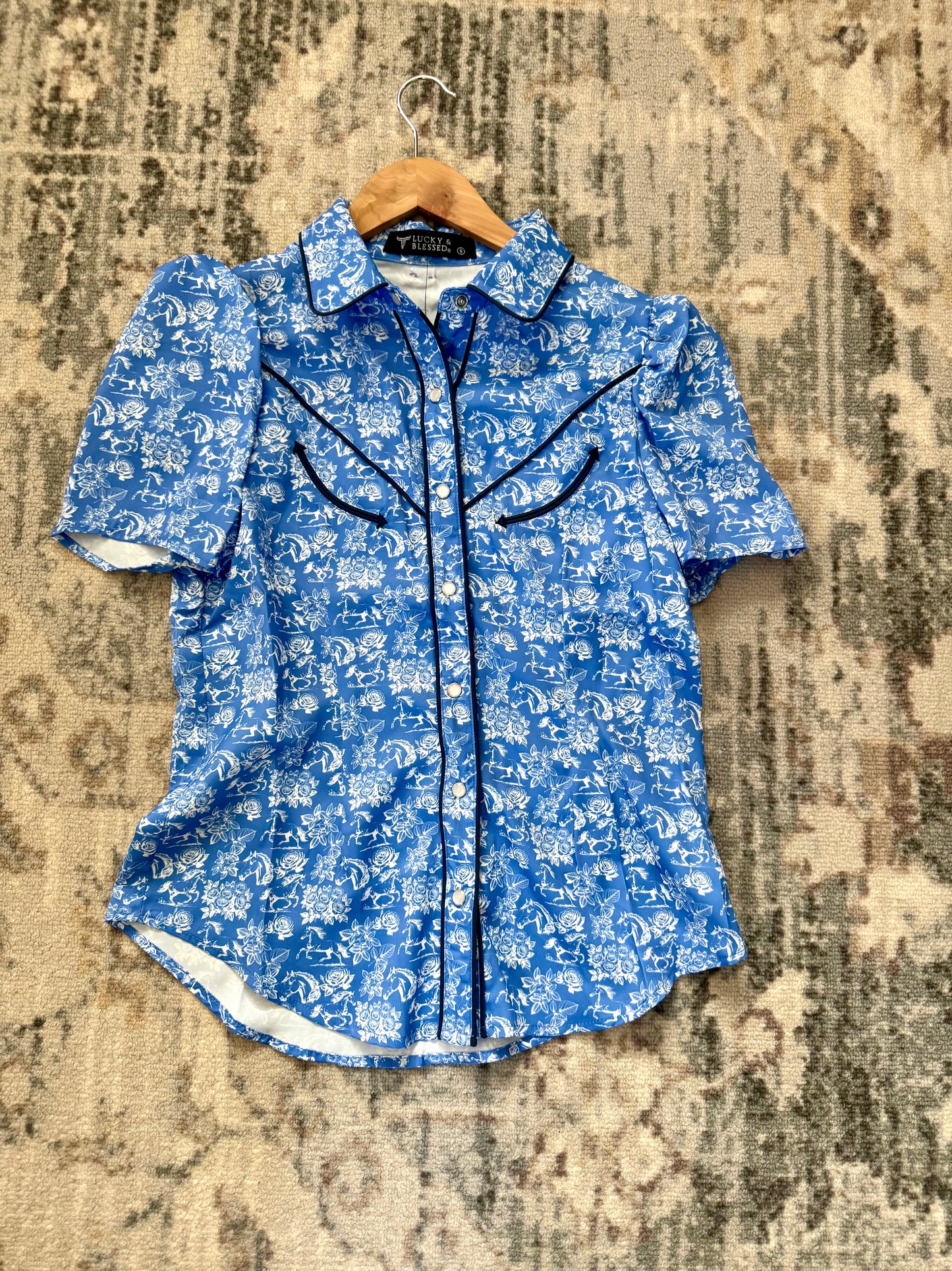Wildflower Rodeo Pearl Snap Blouse
