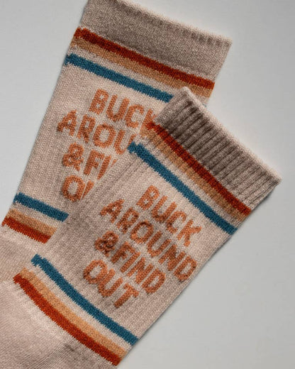 Buck Around and Find Out Western Socks