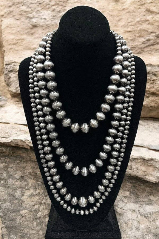4 Layer Navajo Pearl Necklace