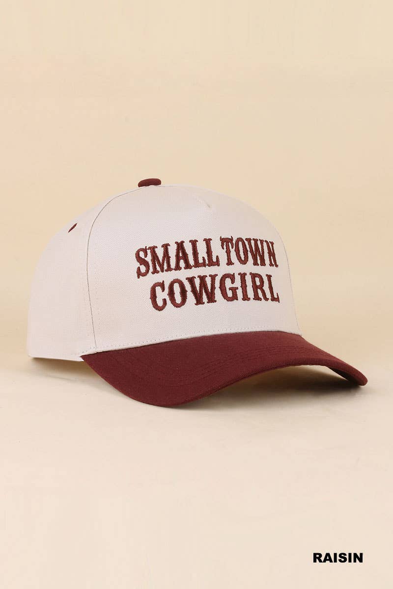 Small Town Cowgirl Cap