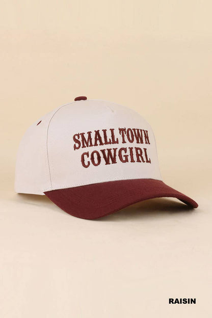 Small Town Cowgirl Cap