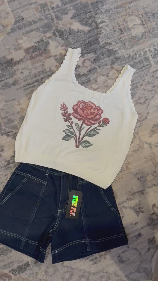 Wildflower Trails Sweater Tank