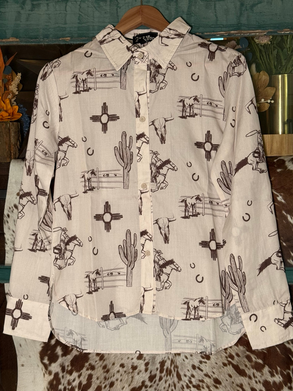 Dust & Daydreams Vintage Western Button-Up