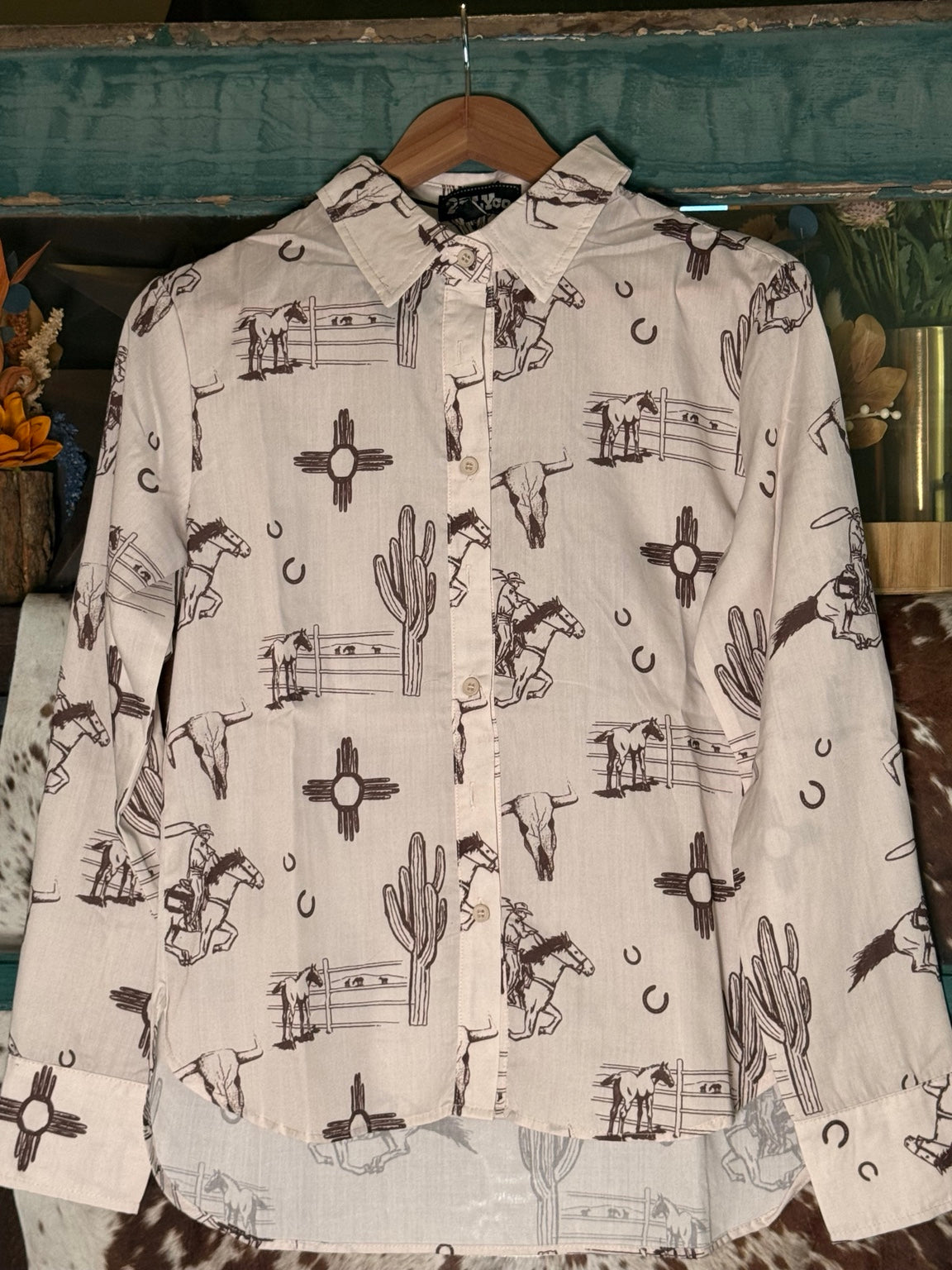 Dust & Daydreams Vintage Western Button-Up